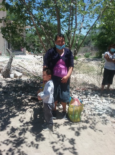 Cristina Rios Reyes y su hijo Alan