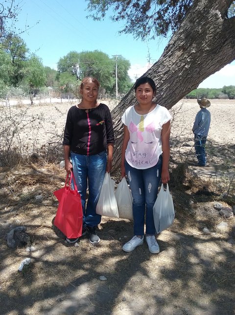 Domitila Hernandez y su hija Dalila