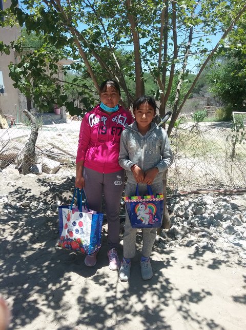 Antonia Ramirez y su hija Jimena